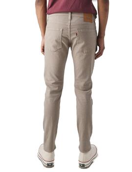 Pantalón vaquero Levi´s 512 slim taper beige de hombre