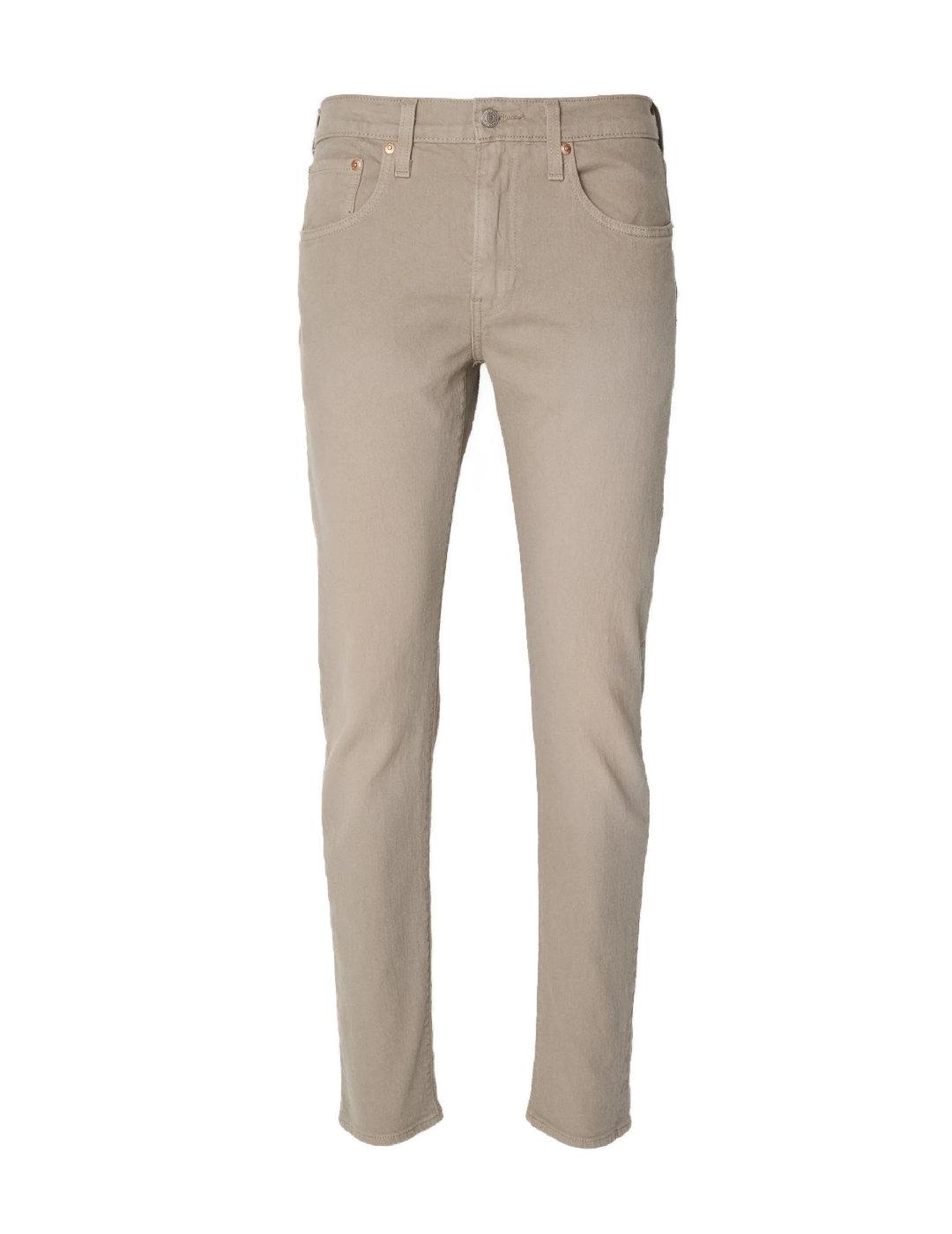 Pantalón vaquero Levi´s 512 slim taper beige de hombre