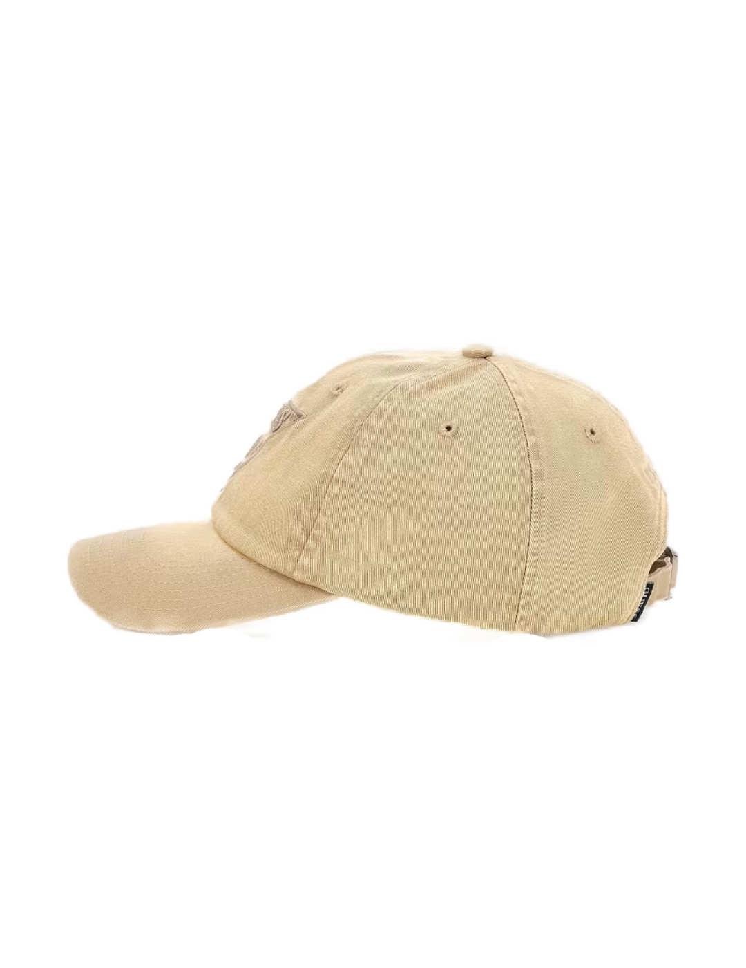 Gorra de béisbol Guess Logo Triangle beige denim para hombre