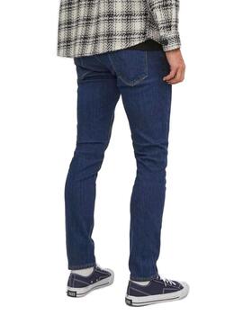 Pantalón vaquero Jack&Jones Evan azul marino Slim de hombre