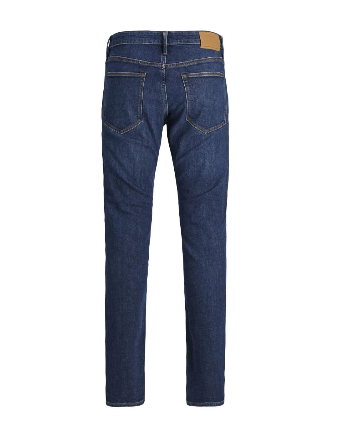 Pantalón vaquero Jack&Jones Evan azul marino Slim de hombre