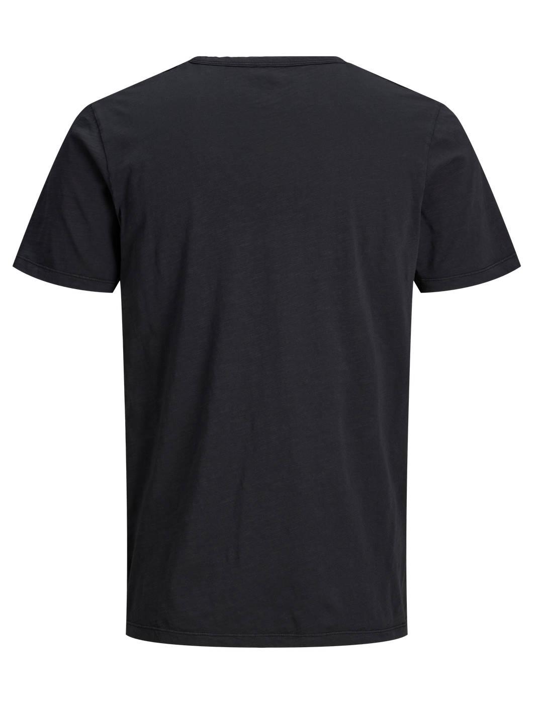 Camiseta Jack&Jones Esplit negra de manga corta para hombre