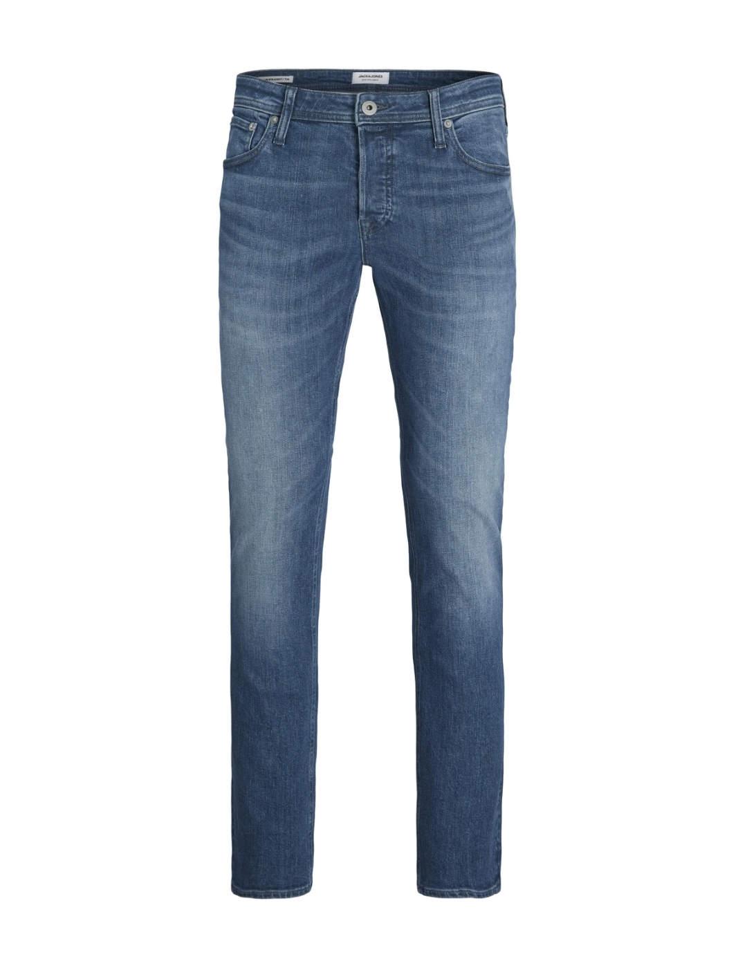 Pantalón vaquero Jack&Jones Tim azul slim para hombre