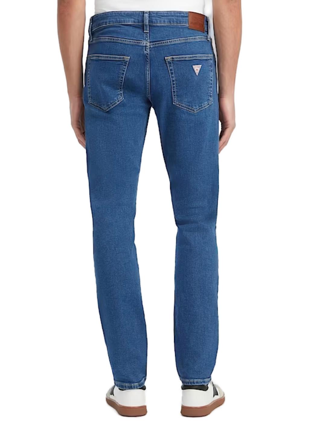 Pantalón vaquero Guess Jeans slim azul para hombre