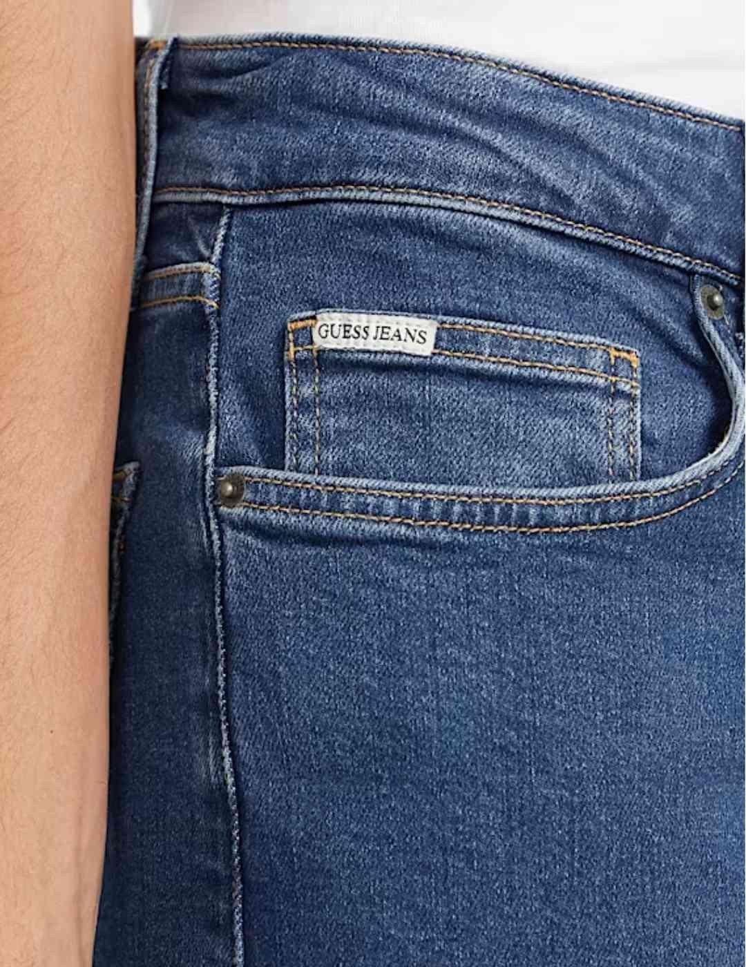 Pantalón vaquero Guess Jeans slim azul para hombre