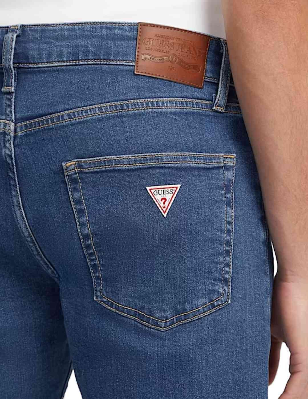 Pantalón vaquero Guess Jeans slim azul para hombre