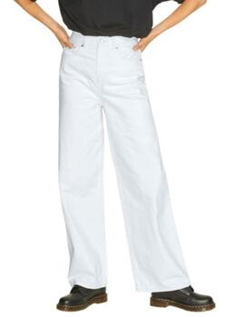 Pantalón vaquero JJXX Tokyo blanco wide para mujer