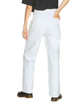 Pantalón vaquero JJXX Tokyo blanco wide para mujer