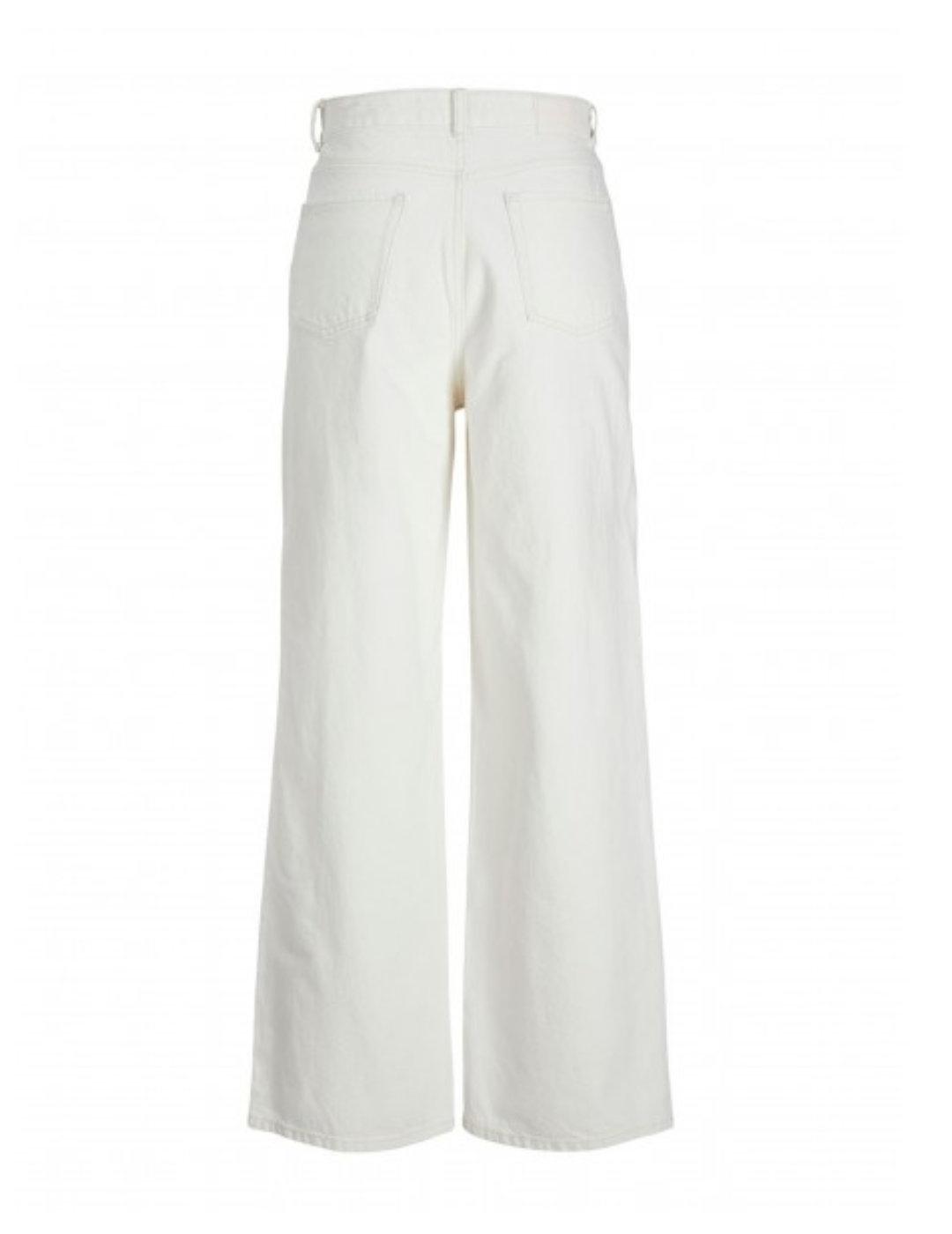 Pantalón vaquero JJXX Tokyo blanco wide para mujer