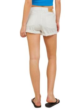 Short denim JJXX Hazel beige straight para mujer