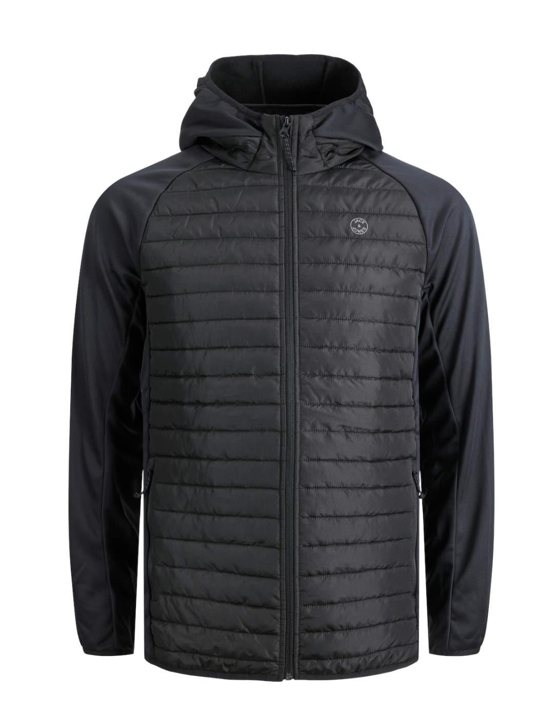 Chaqueta Jack&Jones Multi negra guateada para hombre