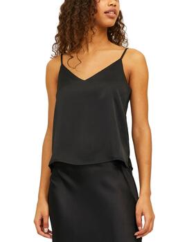 Top básico JJXX Malia negro de tirantes finos para mujer