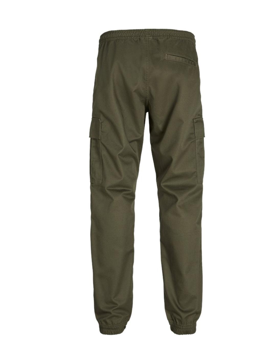 Pantalón cargo Jack&Jones Kane verde relaxed para hombre