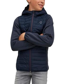 Chaqueta Jack/df01Jones Junior Multi azul marino guateada  niño