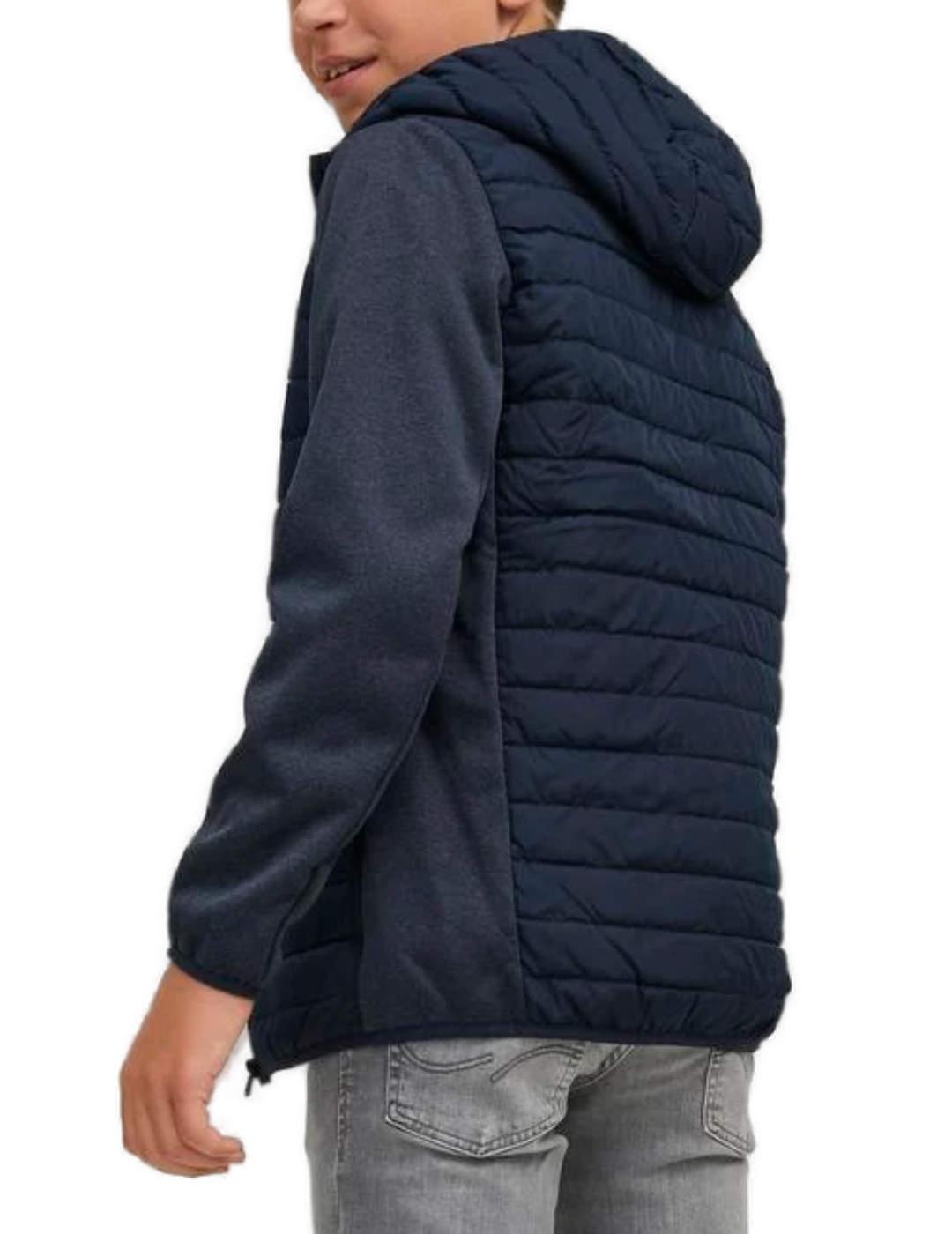 Chaqueta Jack/df01Jones Junior Multi azul marino guateada  niño