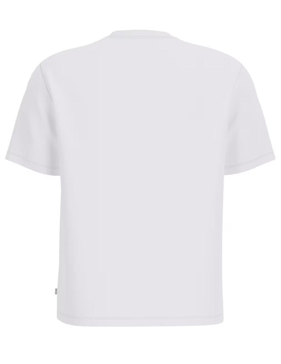 Camiseta Guess Jeans blanco manga corta para hombre