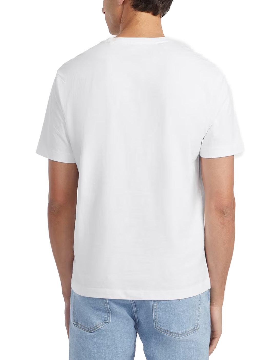 Camiseta Guess Jeans blanco manga corta para hombre