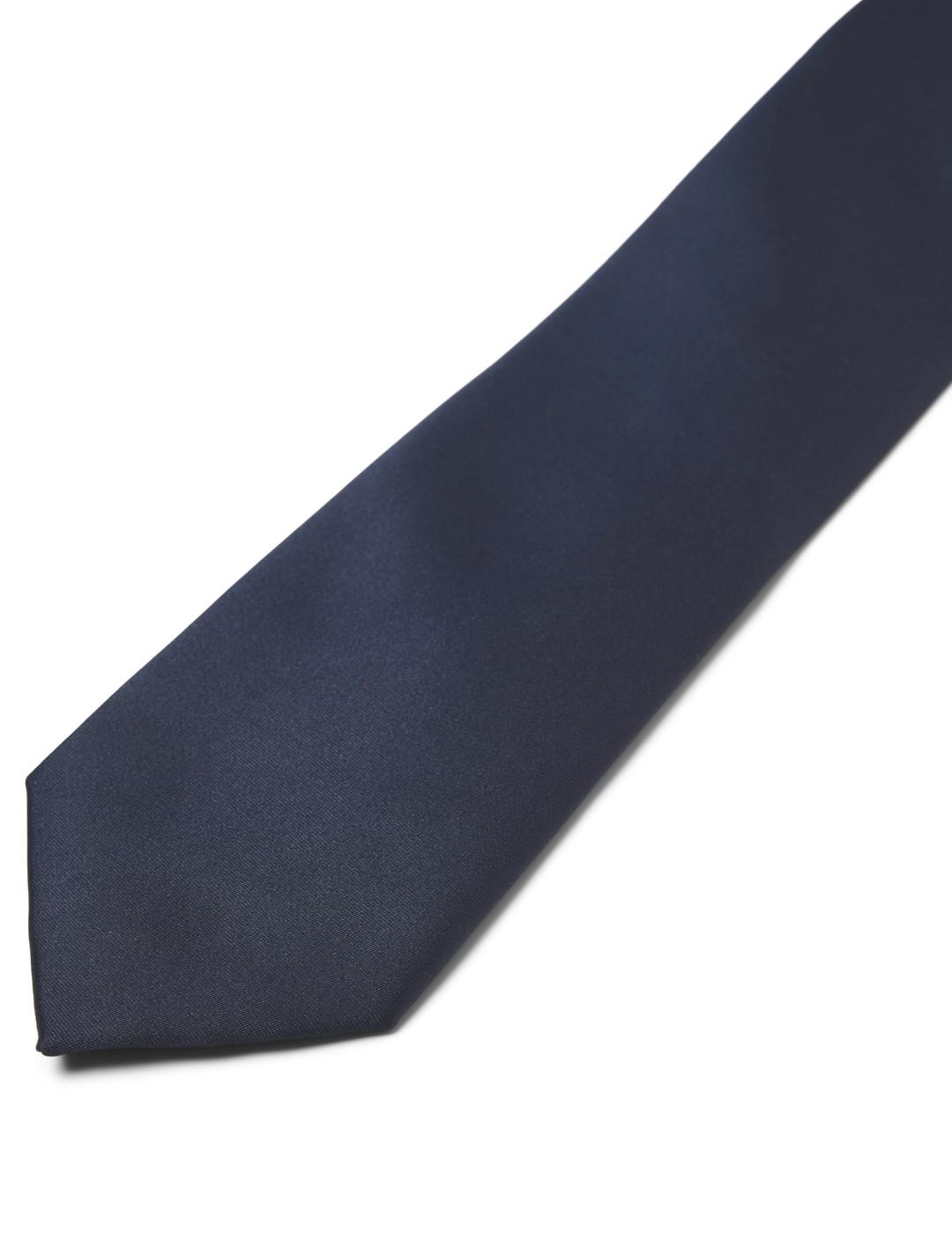 Corbata Jack&Jones Solid azul marino para hombre