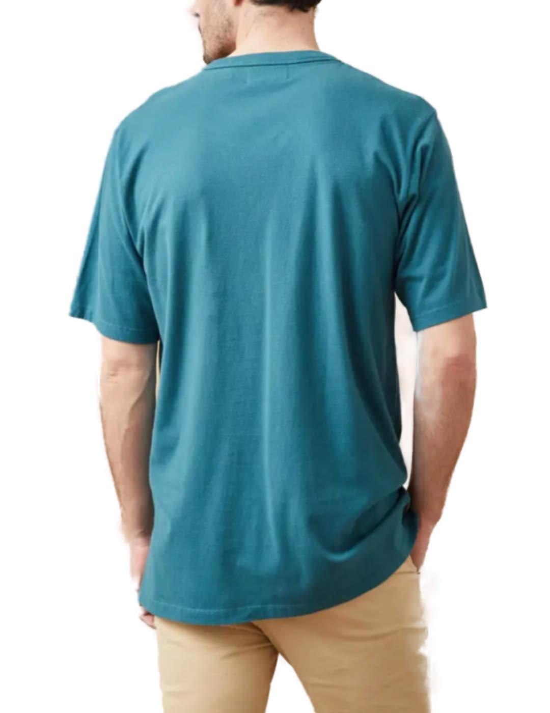 Camiseta Altonadock verde manga corta para hombre