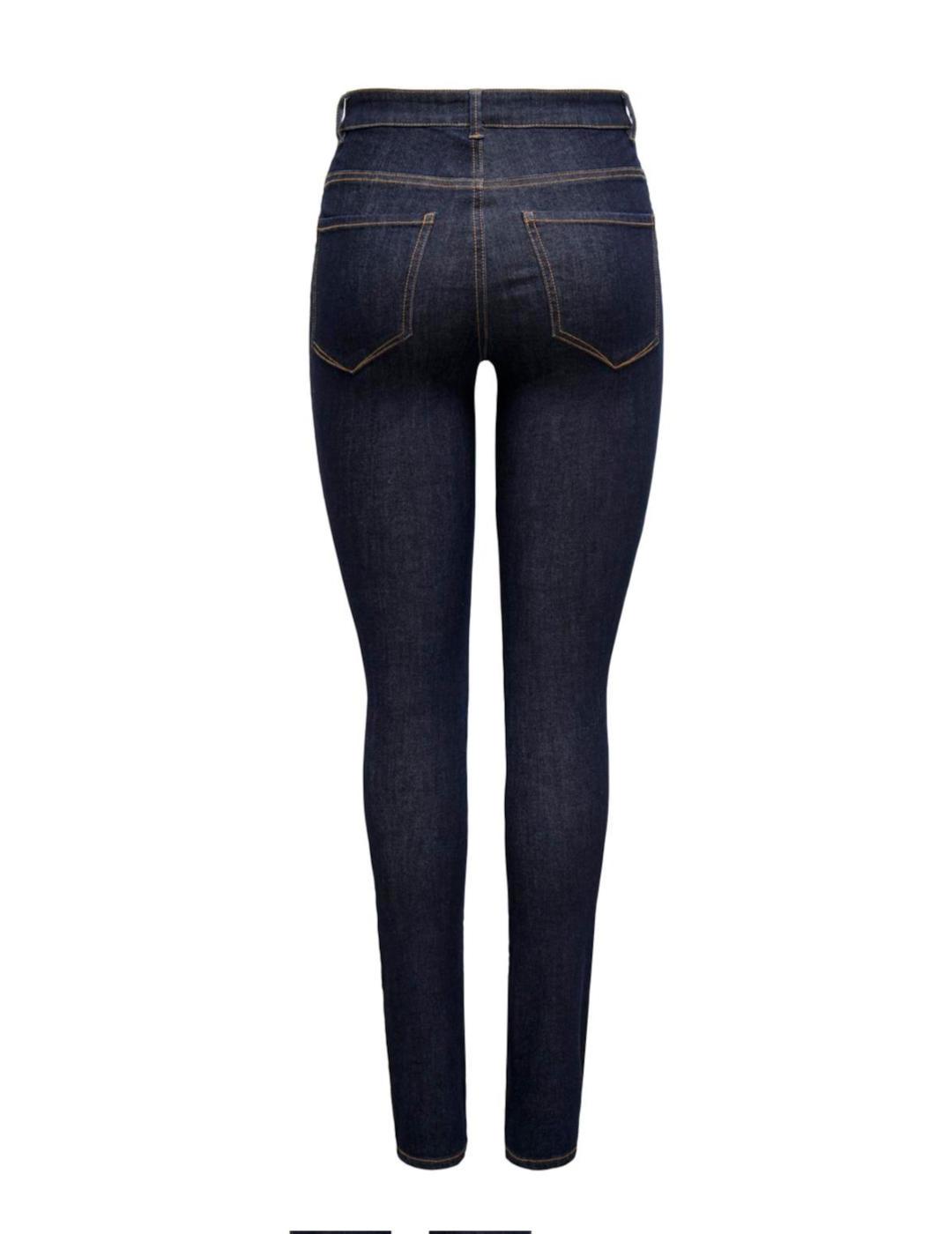 Pantalón vaquero Only Rose  azul oscuro skinny de mujer