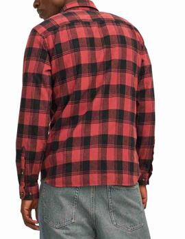 Camisa Jack&Jones Joshua roja de hombre