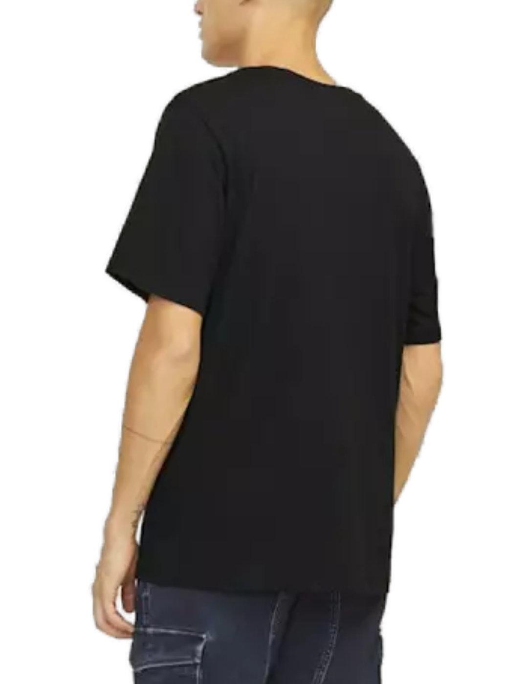 Camiseta Jack&Jones Jeans negro manga corta para hombre