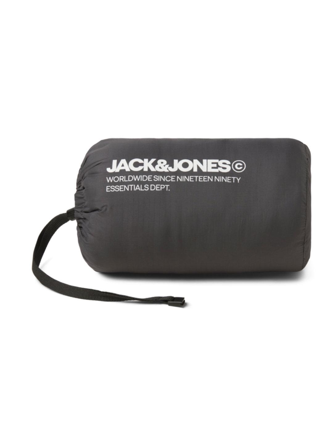 Chaleco Jack&Jones Estate gris oscuro guateado para hombre