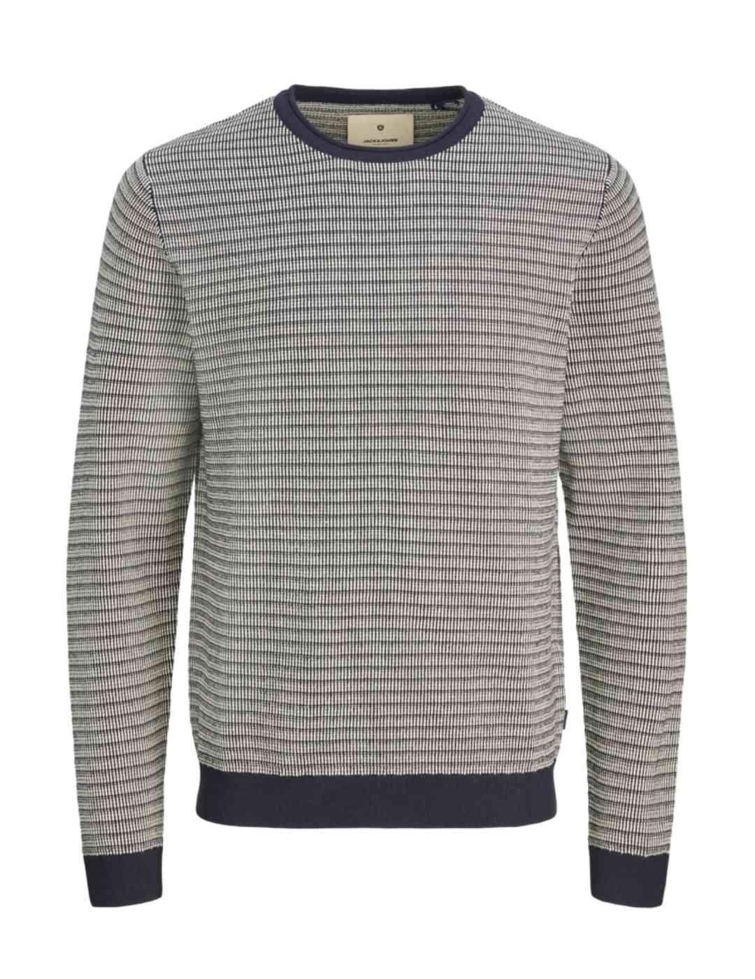 Jersey de punto Jack&Jones Bluelon marino para hombre