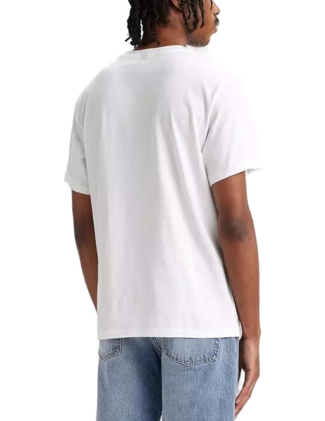 Camiseta Levi´s relaxed blanca circle manga corta de hombre