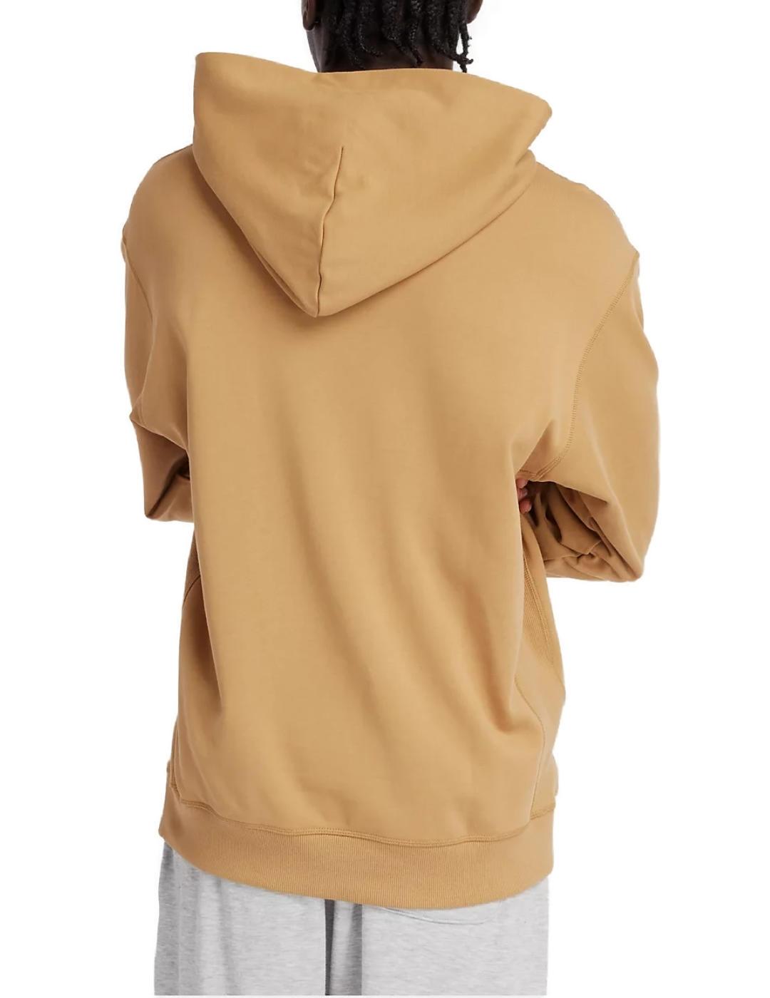 Sudadera New Balance Graphic camel con capucha para hombre