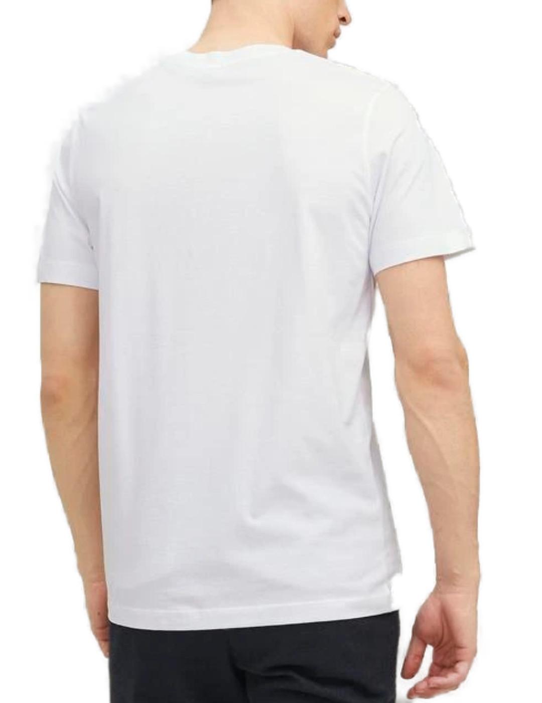 Camiseta Jack&Jones Bluarchie blanca manga corta de hombre