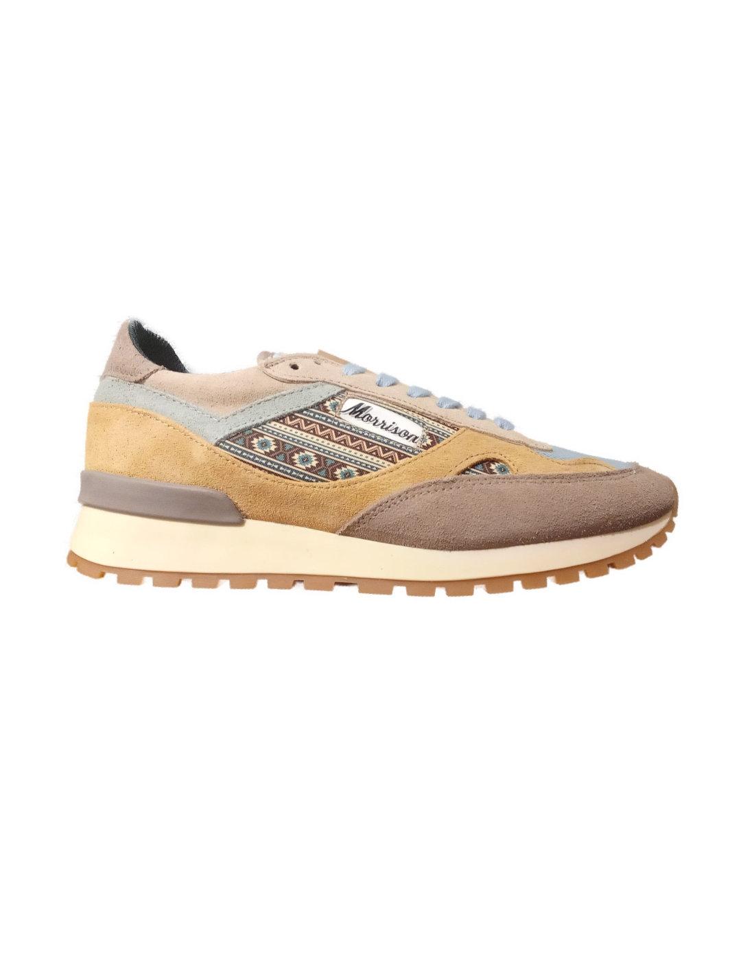 Zapatillas deportivas Morrison Tyrona beige étnico unisex