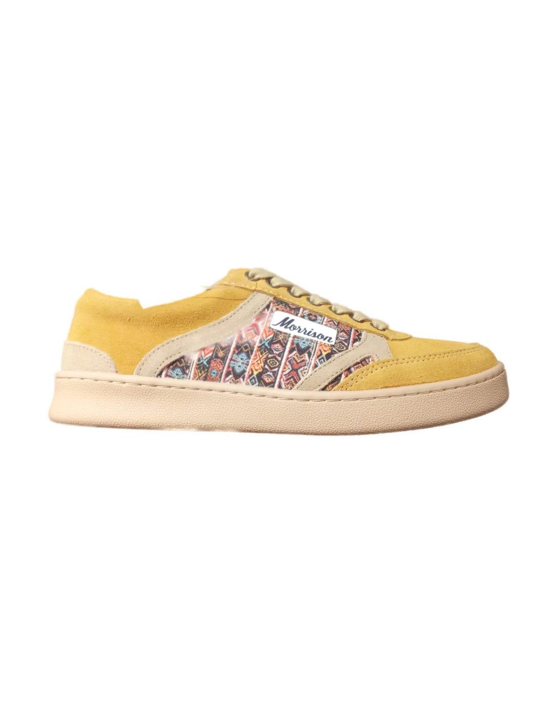 Zapatillas Morrison Island amarillo mostaza serraje unisex