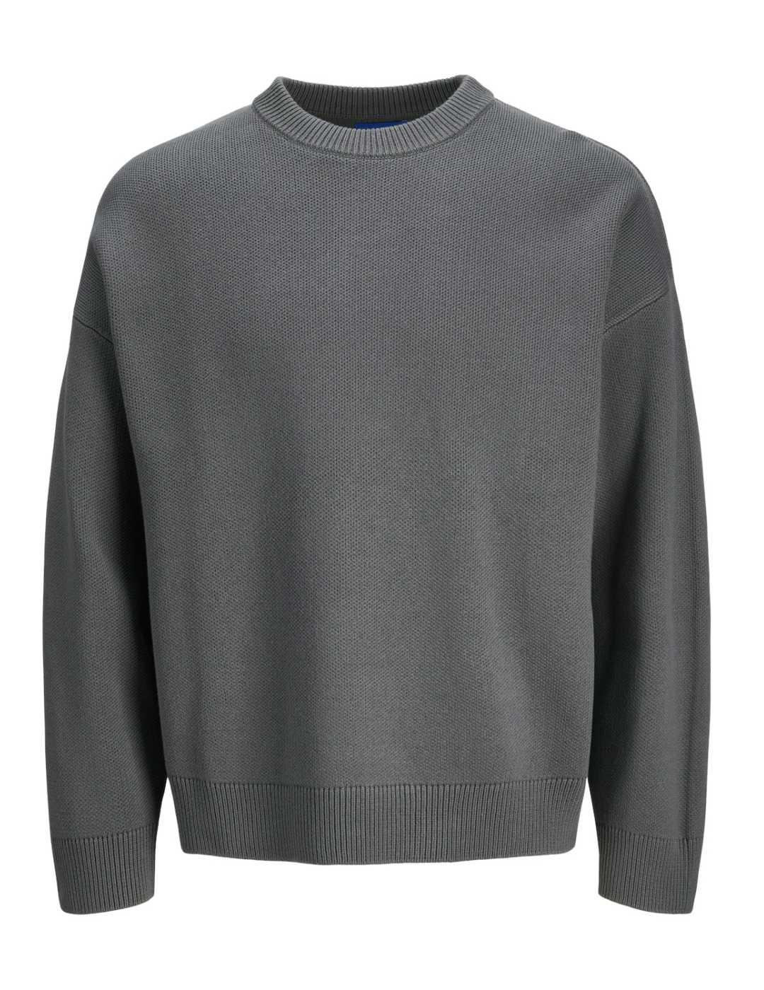 Jersey de punto Jack&Jones Kobe gris oscuro para hombre