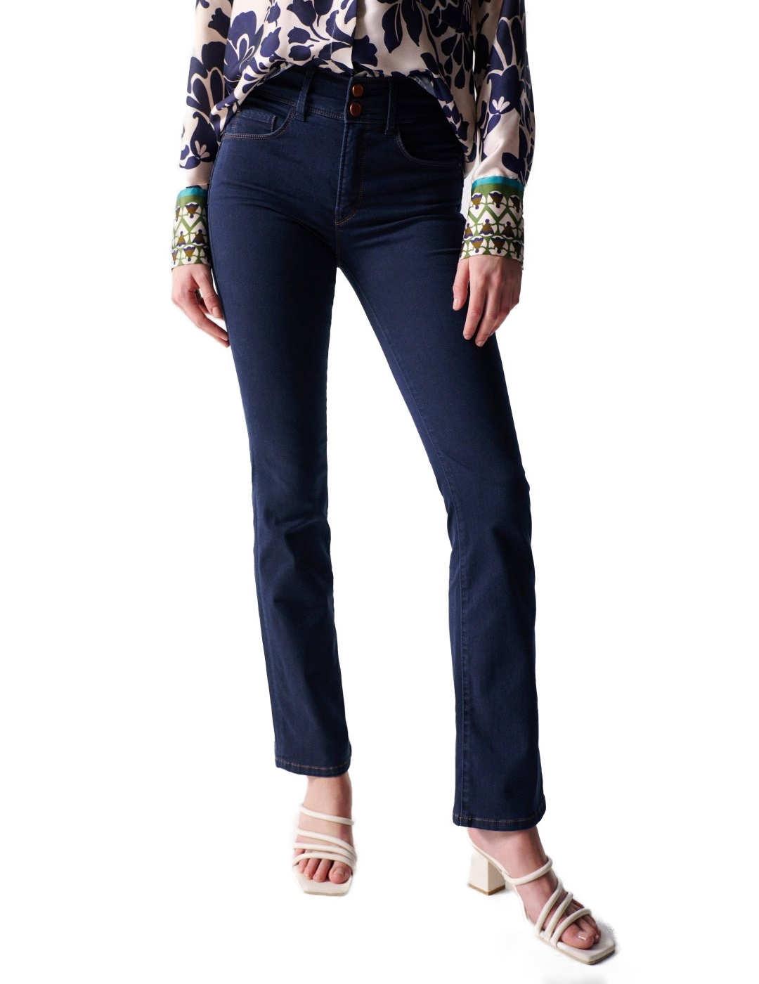 Pantalón vaquero Salsa secret bootcut push in flared  mujer