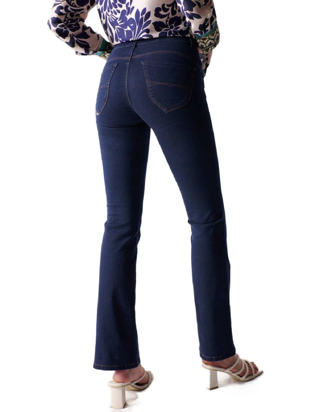 Pantalón vaquero Salsa secret bootcut push in flared  mujer