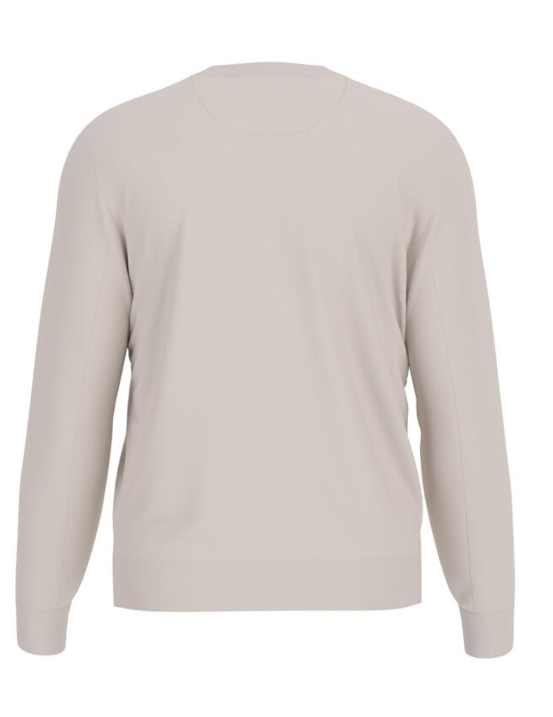 Sudadera Guess Tech beige sin capucha para hombre