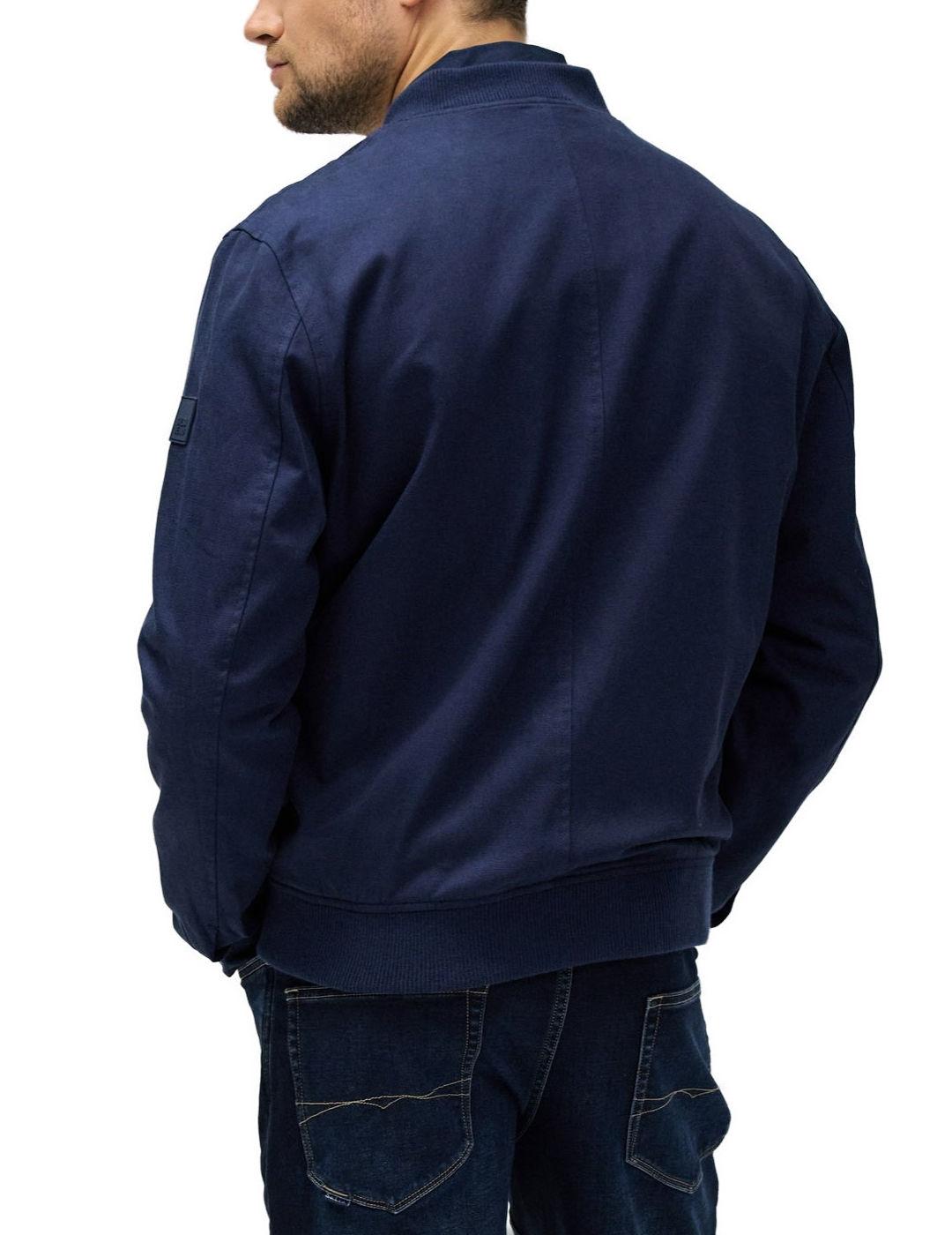 Cazadora Salsa azul marino bomber para hombre