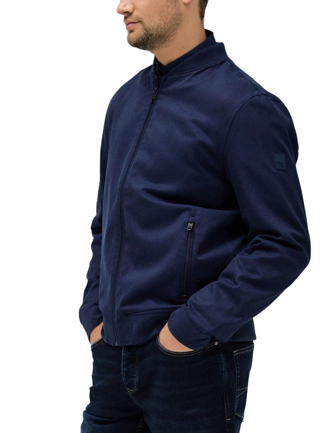 Cazadora Salsa azul marino bomber para hombre