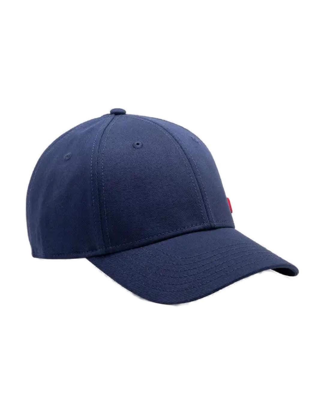 Gorra Replay azul marino R roja de béisbol para hombre