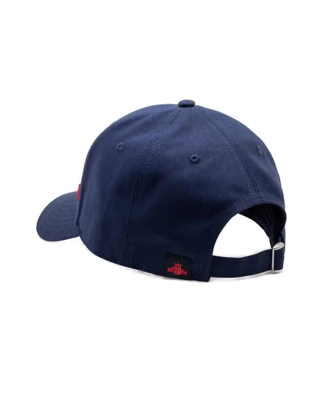 Gorra Replay azul marino R roja de béisbol para hombre