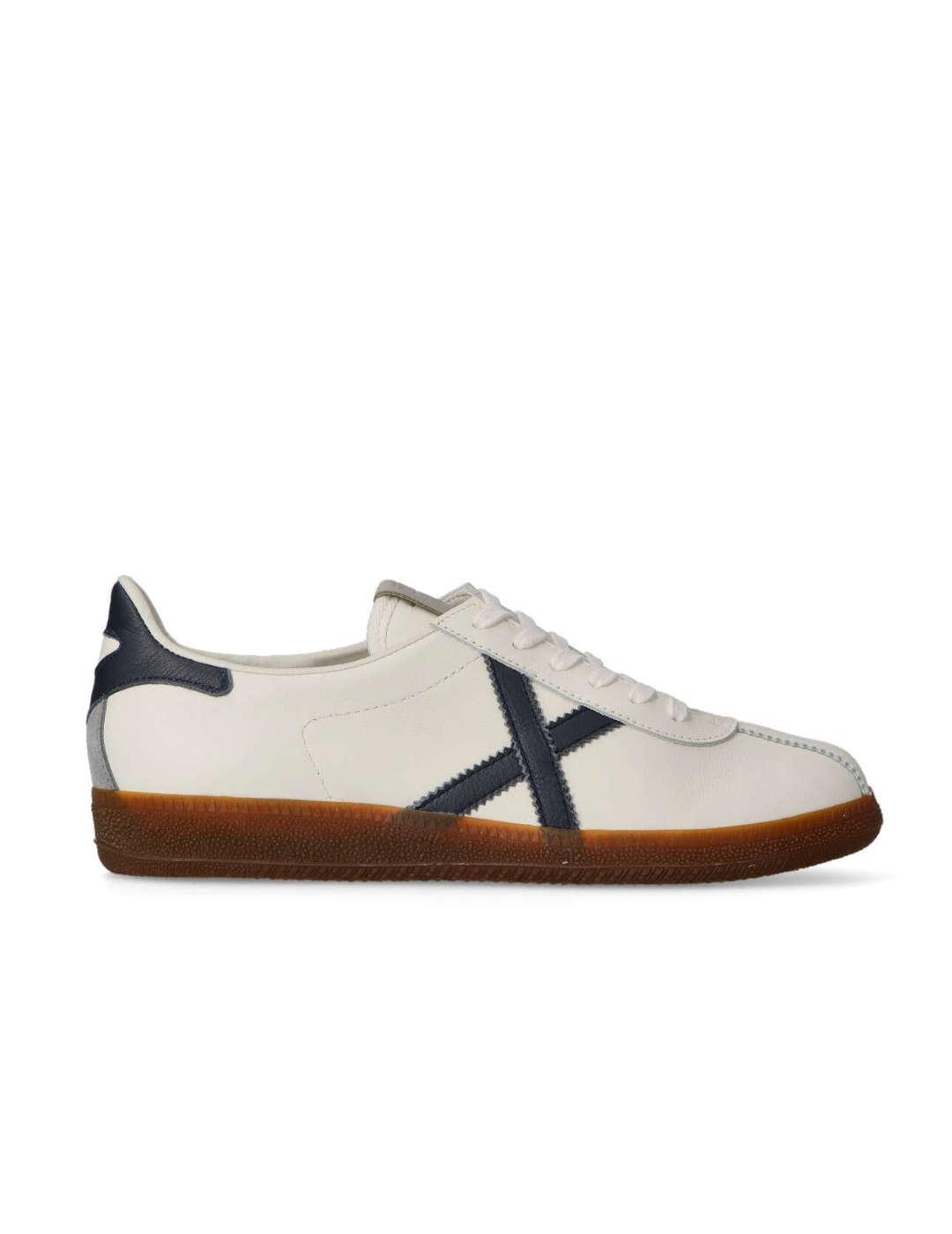 Zapatilla deportiva Munich Barru 140 blanca caramelo unisex