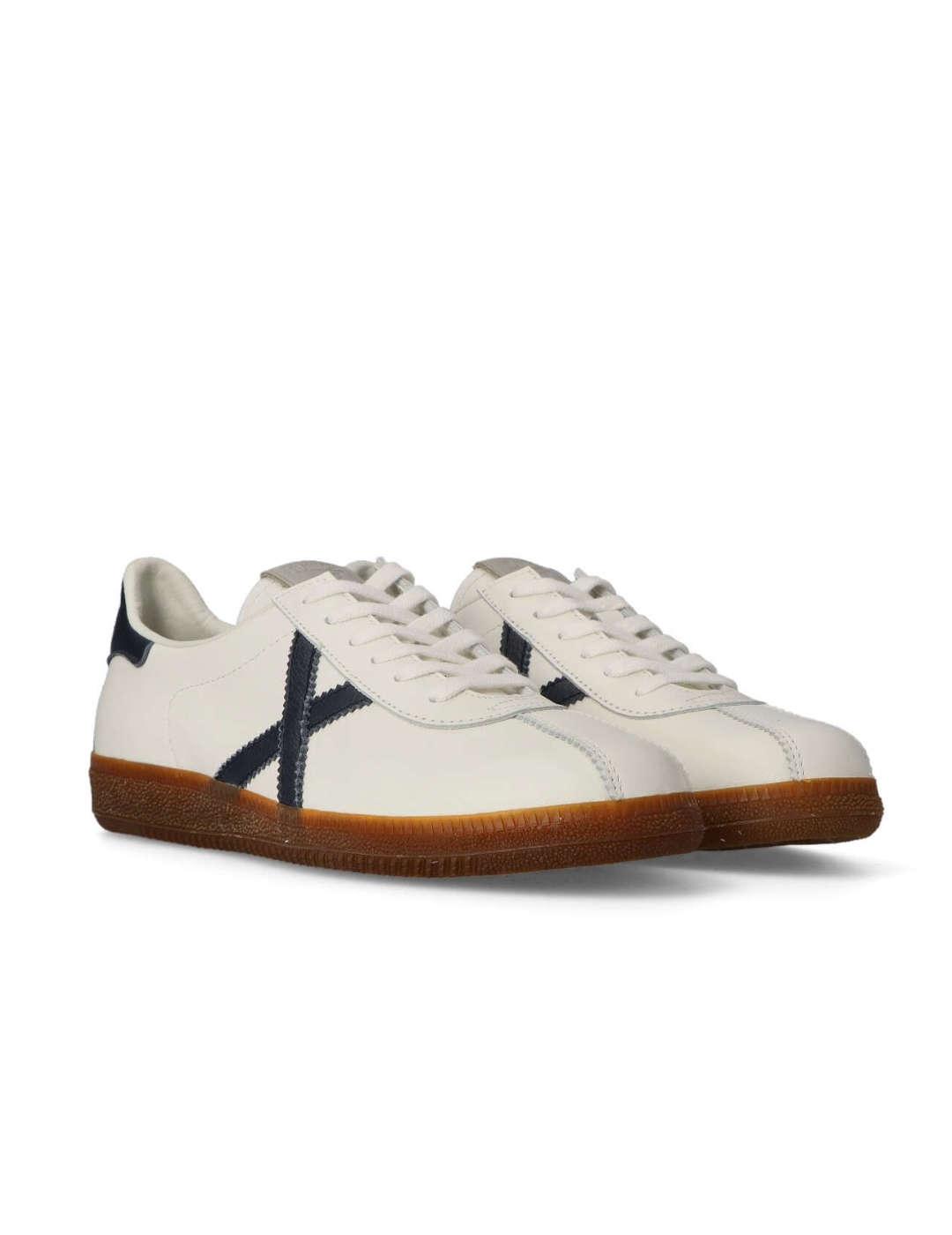 Zapatilla deportiva Munich Barru 140 blanca caramelo unisex