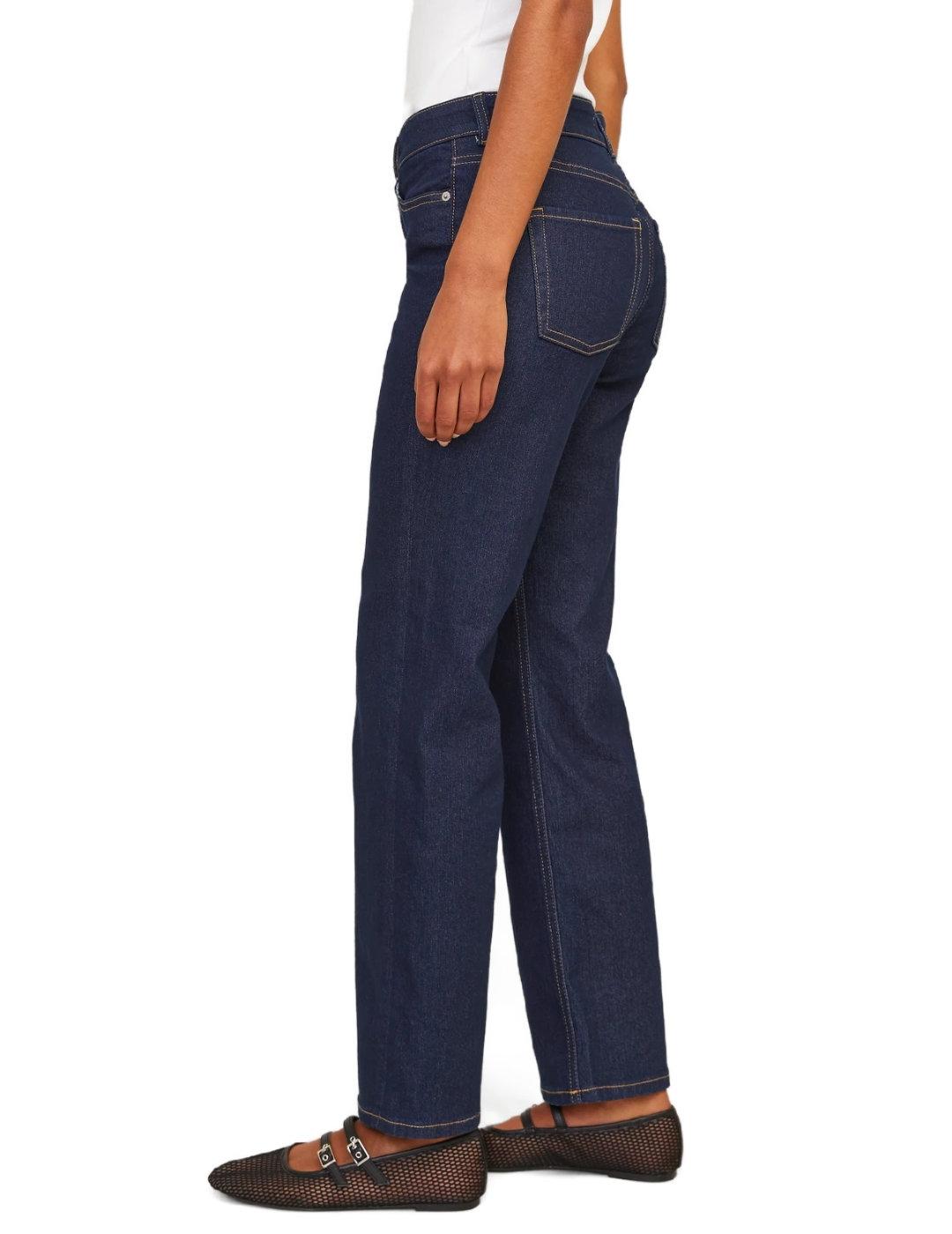 Pantalón vaquero JJXX Nice azul marino straight para mujer