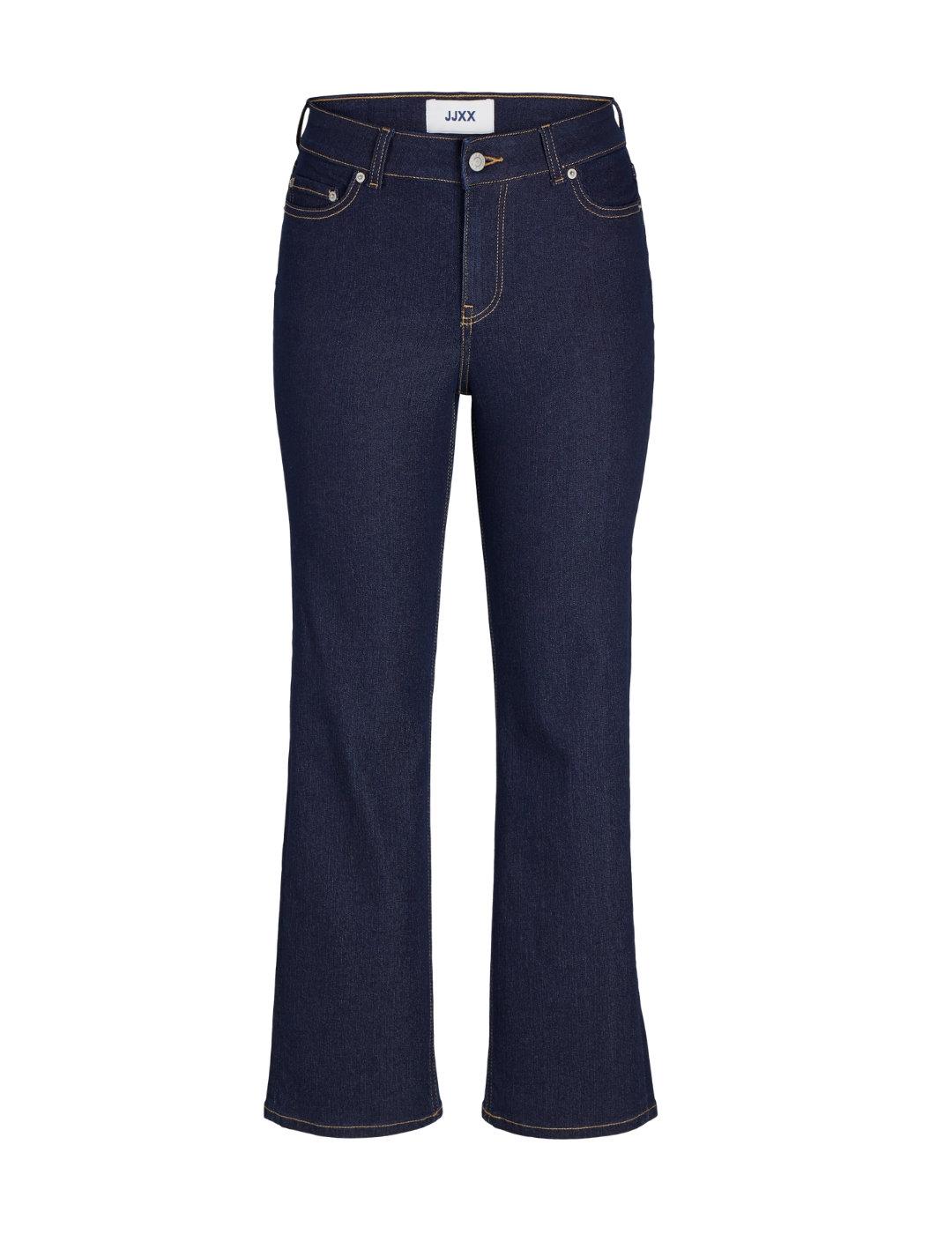 Pantalón vaquero JJXX Nice azul marino straight para mujer