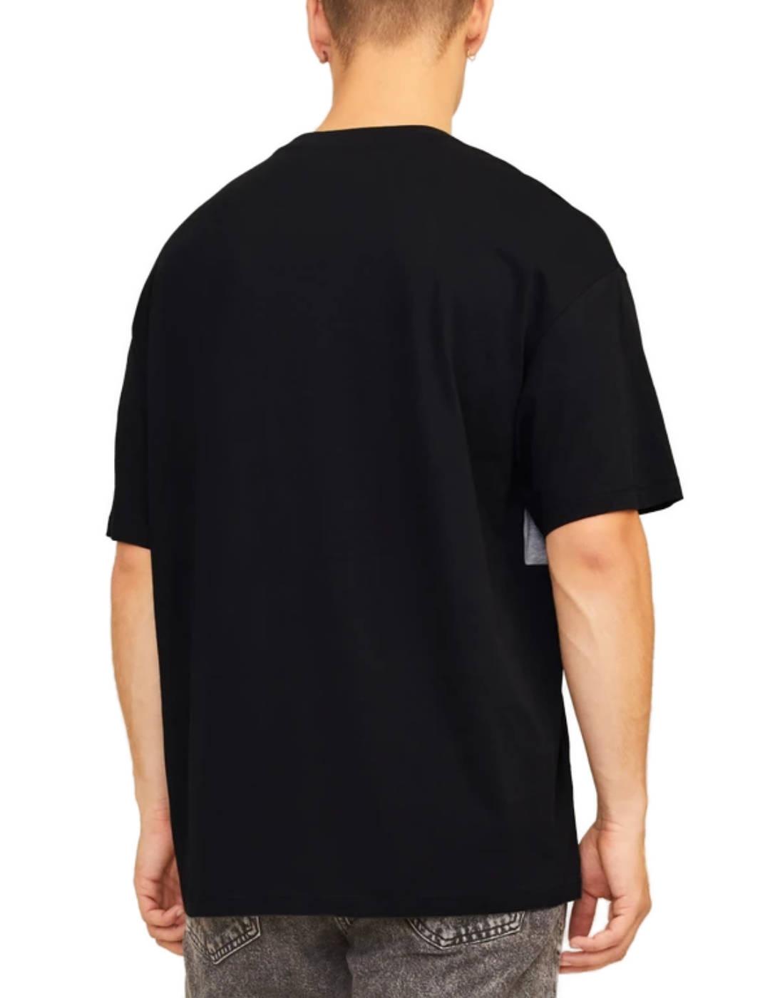 Camiseta Jack&Jones Elegacy negro manga corta para hombre