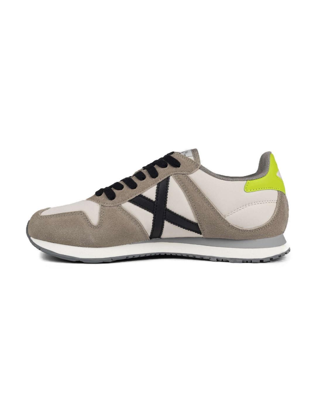 Zapatillas deportivas Munich Massana gris marrón de hombre