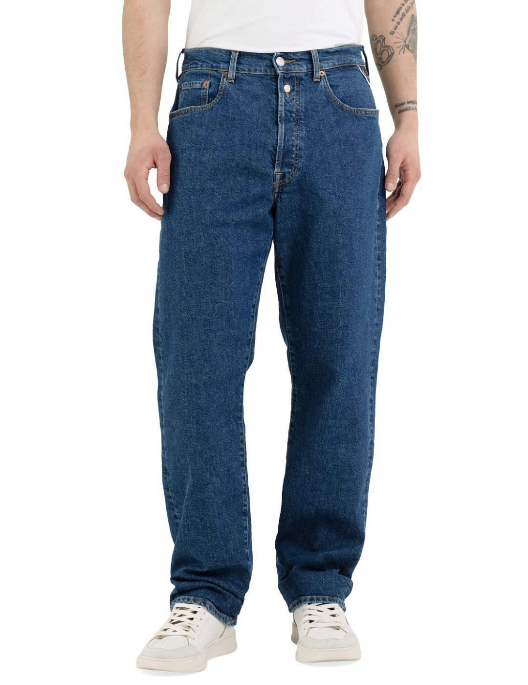 Pantalón vaquero Replay azul medio comfort para hombre