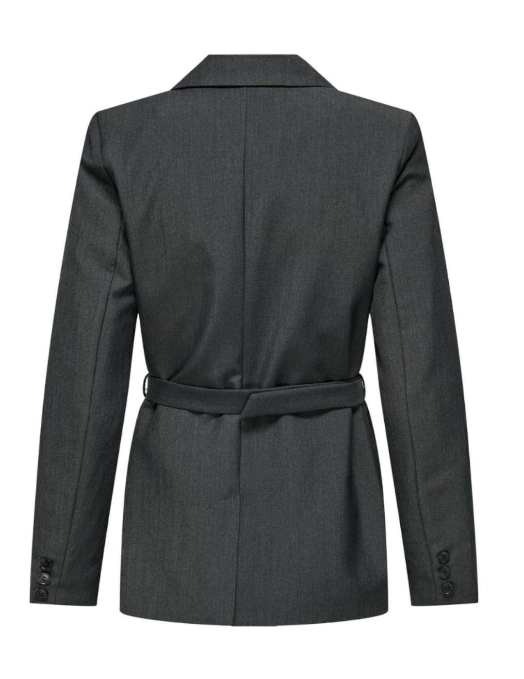 Chaqueta blazer Only Marion gris oscuro regular para mujer