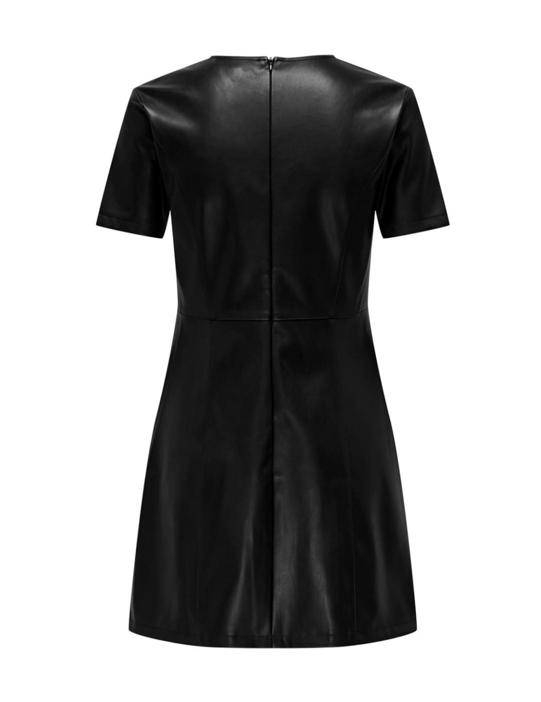 Vestido mini Only Hero cuero negro slim fit para mujer